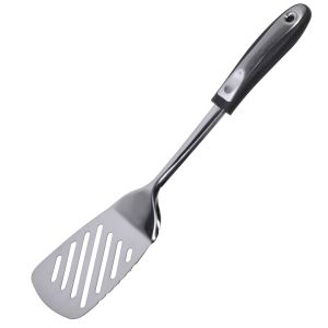 Решетъчна лъжица за сервиране - метална - 33 см.
