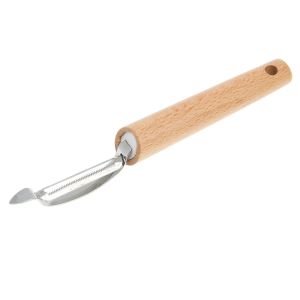 Белачка за зеленчуци и плодове - дървена дръжка - 21 см.