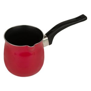 Джезве - метално - червено - 9.5 см.