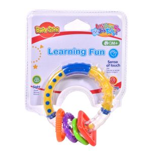 Пластмасова дрънкалка за гризане - 14 см.