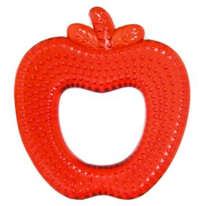 Силиконова гризалка - ябълка - с вода