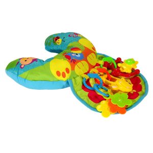 Бебешка възглавничка за активности - синя