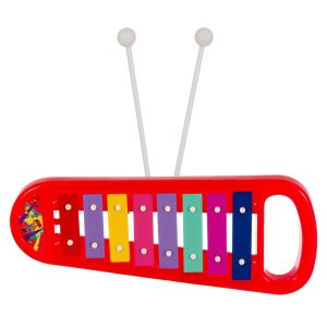 Бебешка ксилофон - червен - 29 см.