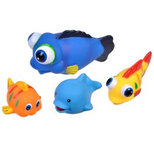 Гумени рибки за баня - 4 бр.
