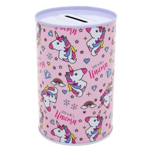 Детска касичка - еднорог - метална