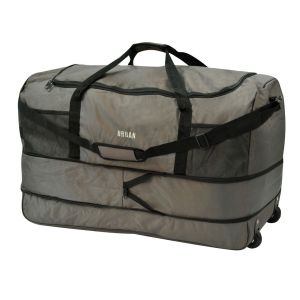 Сак за пътуване - сив - с колелца - 81 x 35 x 36 см.