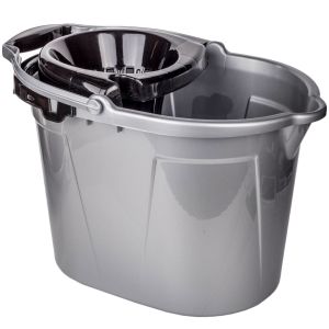 Кофа за миене на под - с отцедник и колелца - 14 л.