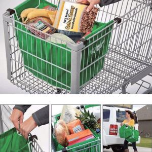 Пазарска чанта - зелена